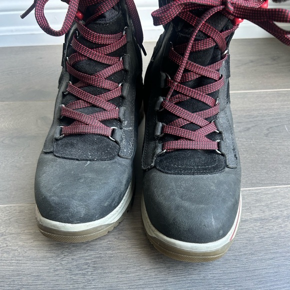 Santana Canada Mio Leather Insulated Waterproof Black Winter Boots Women’s Sz. 8 - Picture 8 of 17